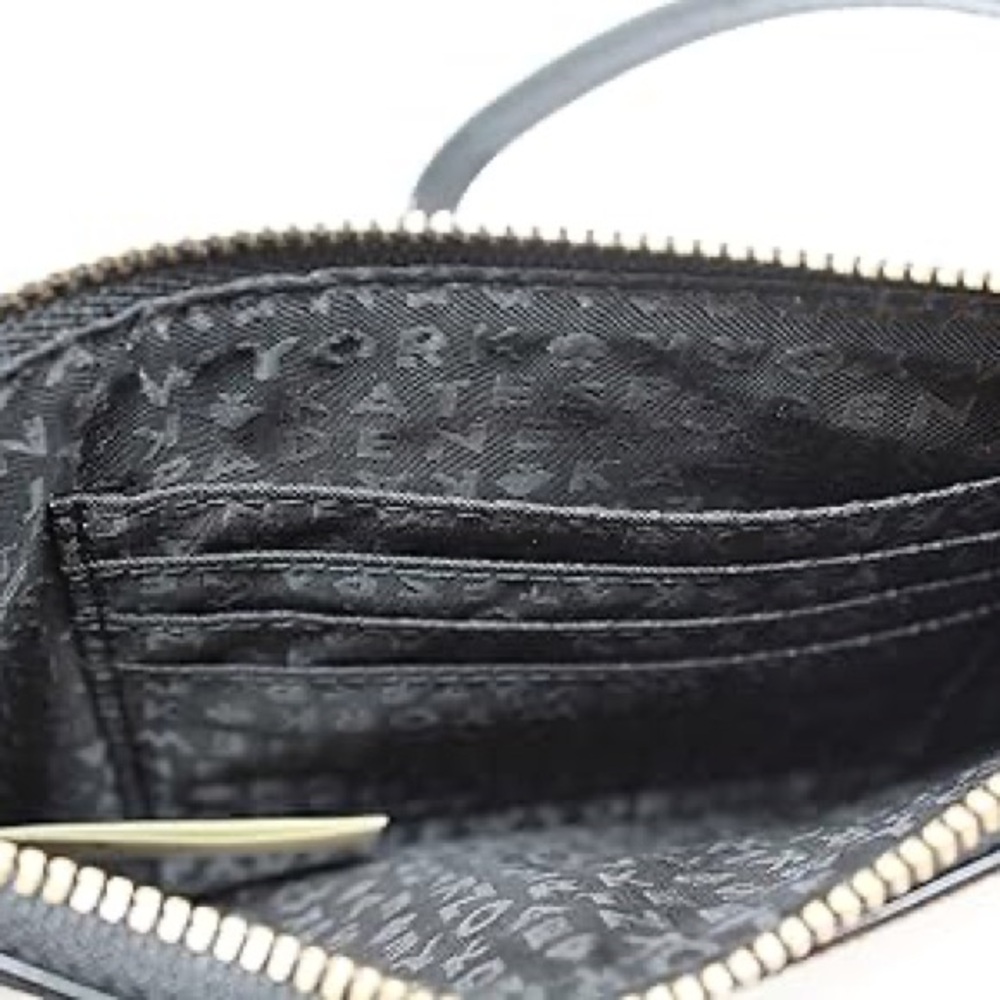 Kate Spade Tinie Laurel Way Black Leather Wristlet Wallet WLRU2677 - Picture 5 of 7